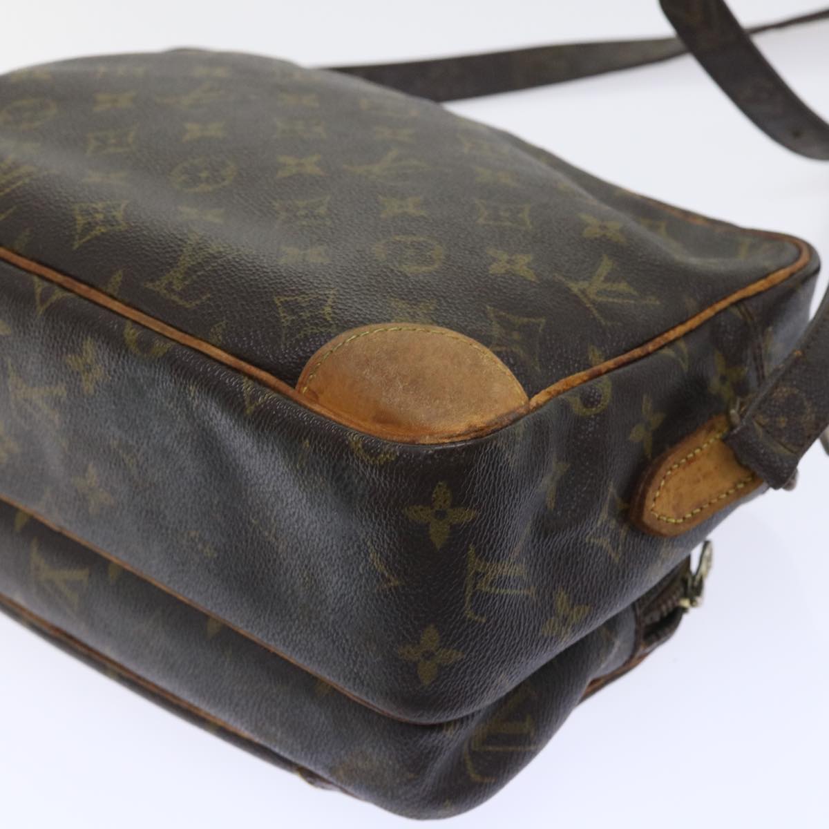 LOUIS VUITTON Monogram Nile Shoulder Bag M45244 LV Auth yb369