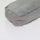 PRADA Pouch Nylon Gray Auth yb446-16