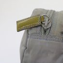 PRADA Pouch Nylon Gray Auth yb446-8