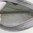 PRADA Pouch Nylon Gray Auth yb446-10