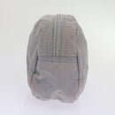 PRADA Pouch Nylon Gray Auth yb446-3
