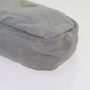PRADA Pouch Nylon Gray Auth yb446-7