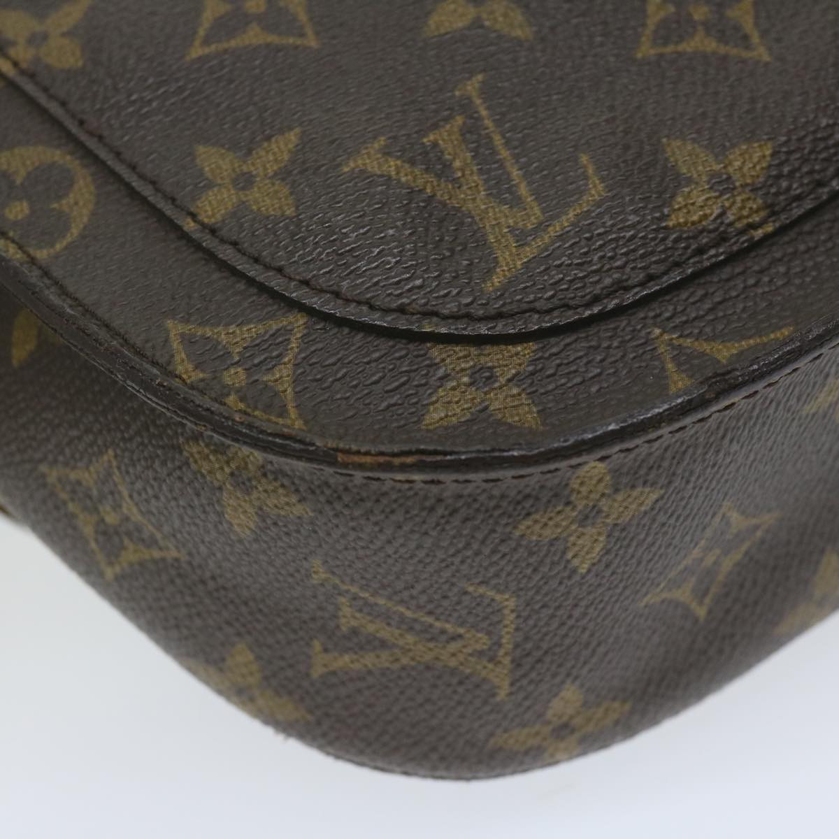 LOUIS VUITTON Monogram Saint Cloud GM Shoulder Bag M51242 LV Auth yb450