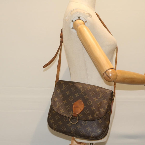 LOUIS VUITTON Monogram Saint Cloud GM Shoulder Bag M51242 LV Auth yb450