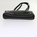BALLY Shoulder Bag Leather Black Auth yb483-5