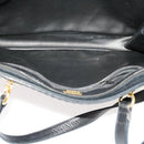 BALLY Shoulder Bag Leather Black Auth yb483-10