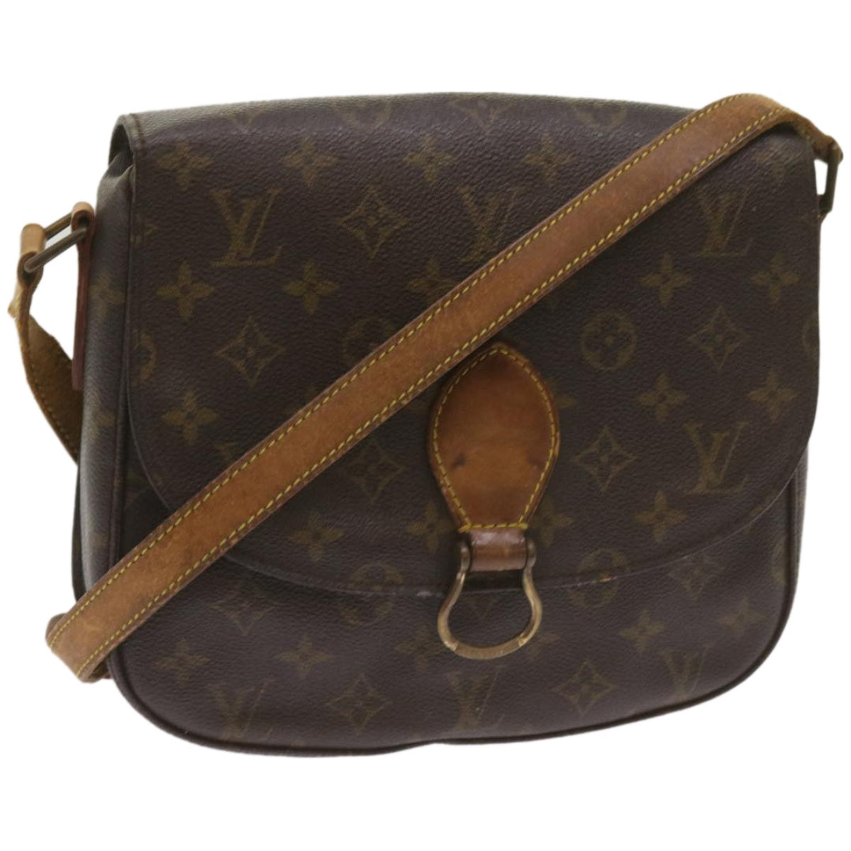 LOUIS VUITTON Monogram Saint Cloud GM Shoulder Bag M51242 LV Auth yb519