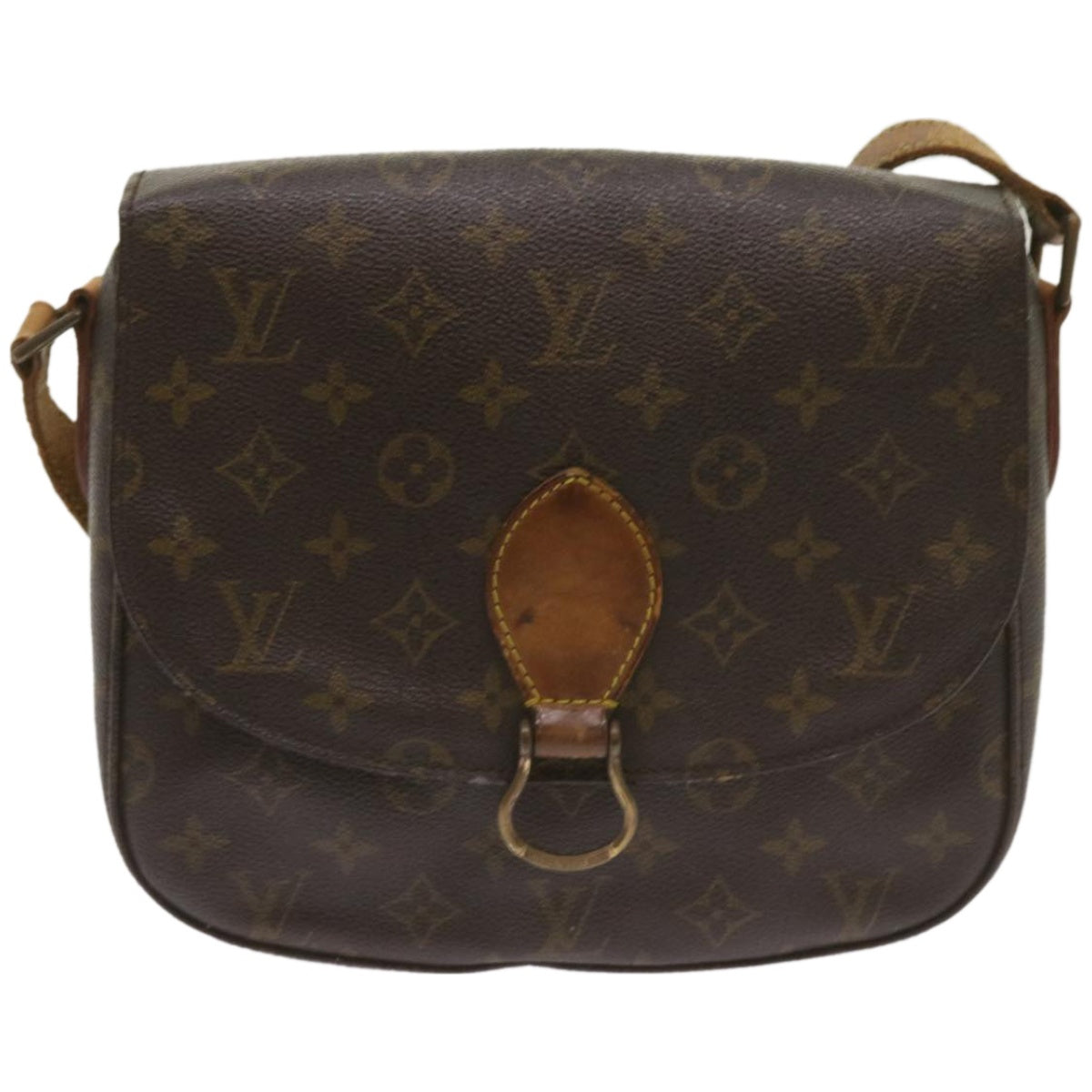 LOUIS VUITTON Monogram Saint Cloud GM Shoulder Bag M51242 LV Auth yb519