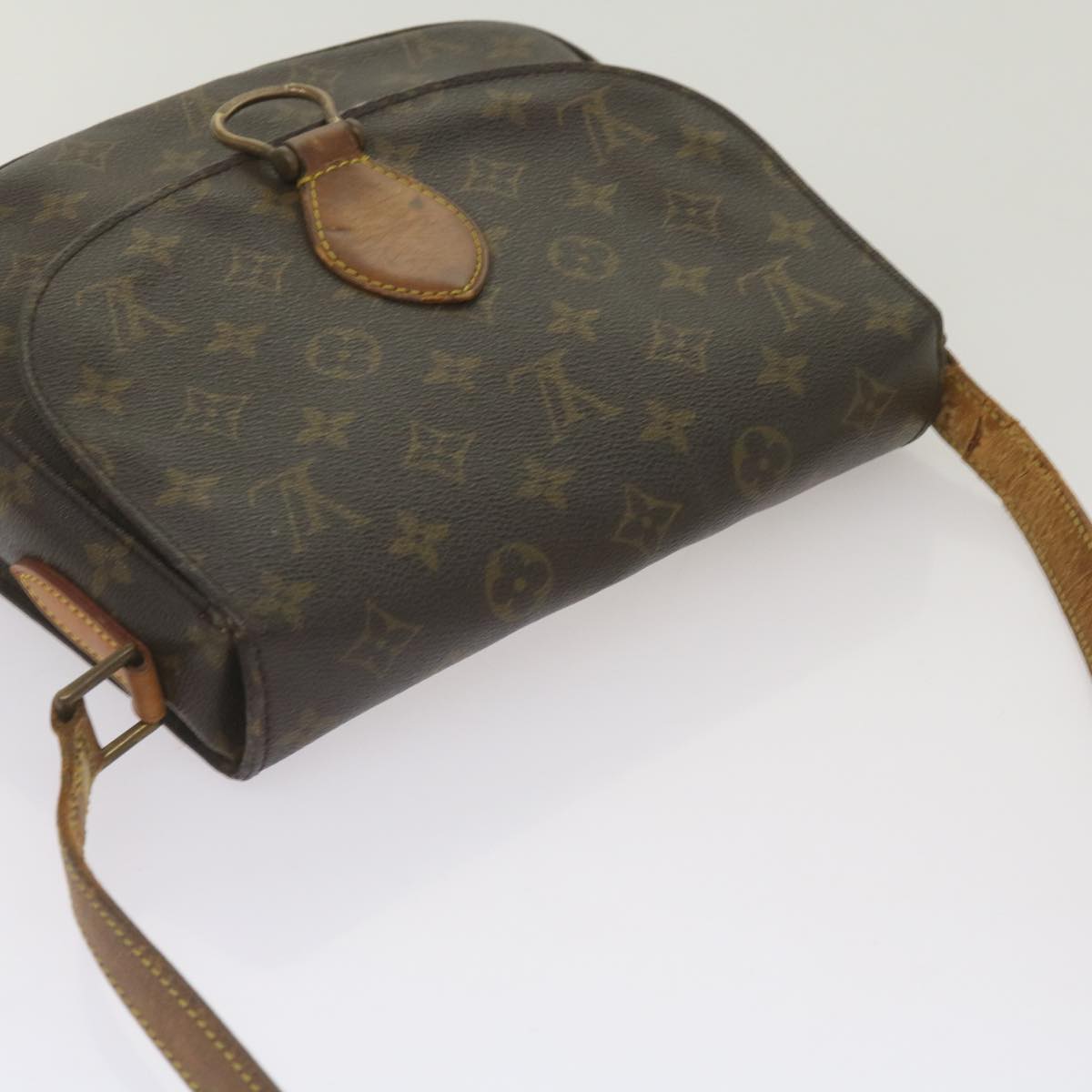 LOUIS VUITTON Monogram Saint Cloud GM Shoulder Bag M51242 LV Auth yb519