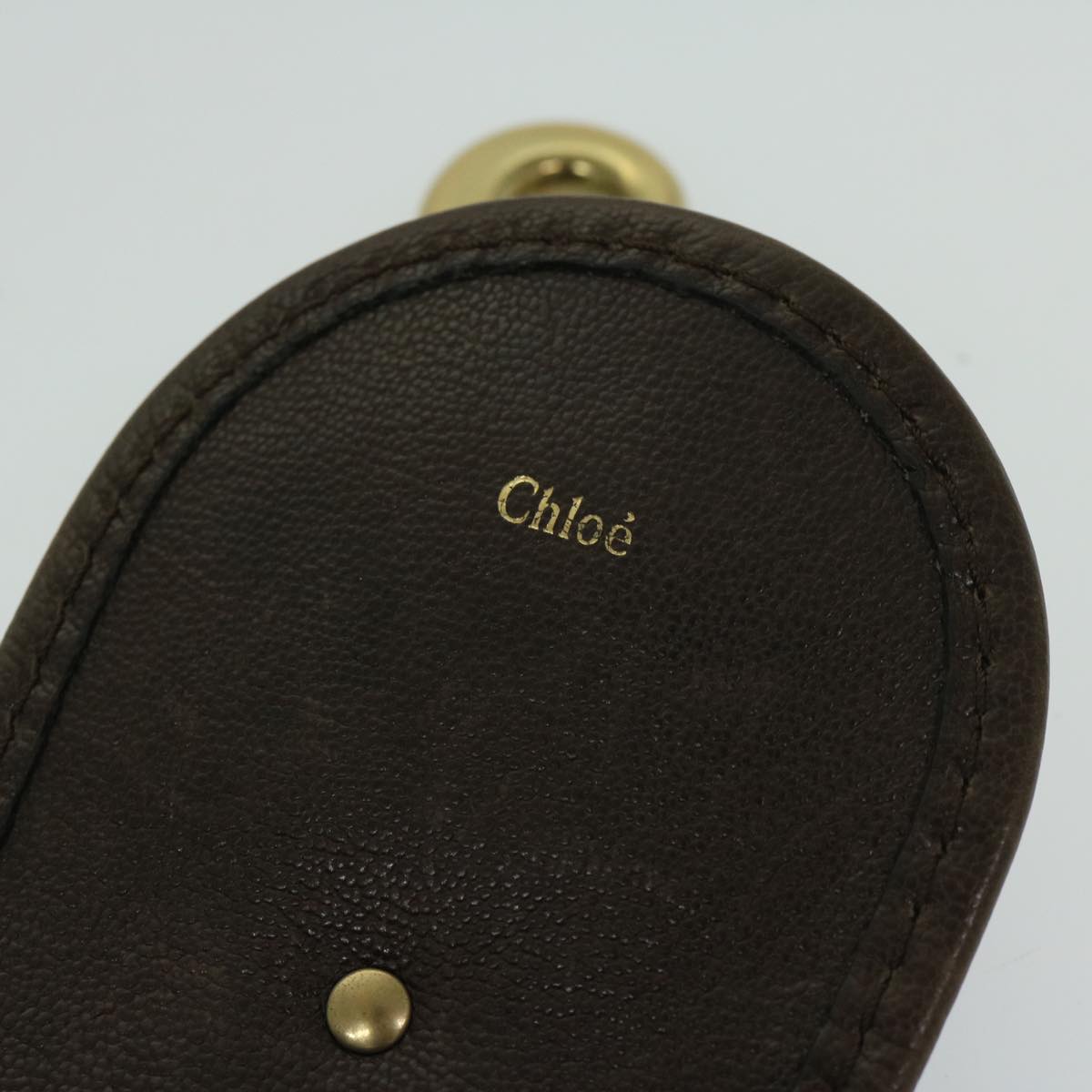 Chloe Kerala Hand Bag Leather Brown 03 08 51 5811 Auth yb521