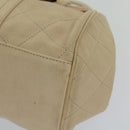 BALLY Hand Bag Leather Ivory Auth yb529-9