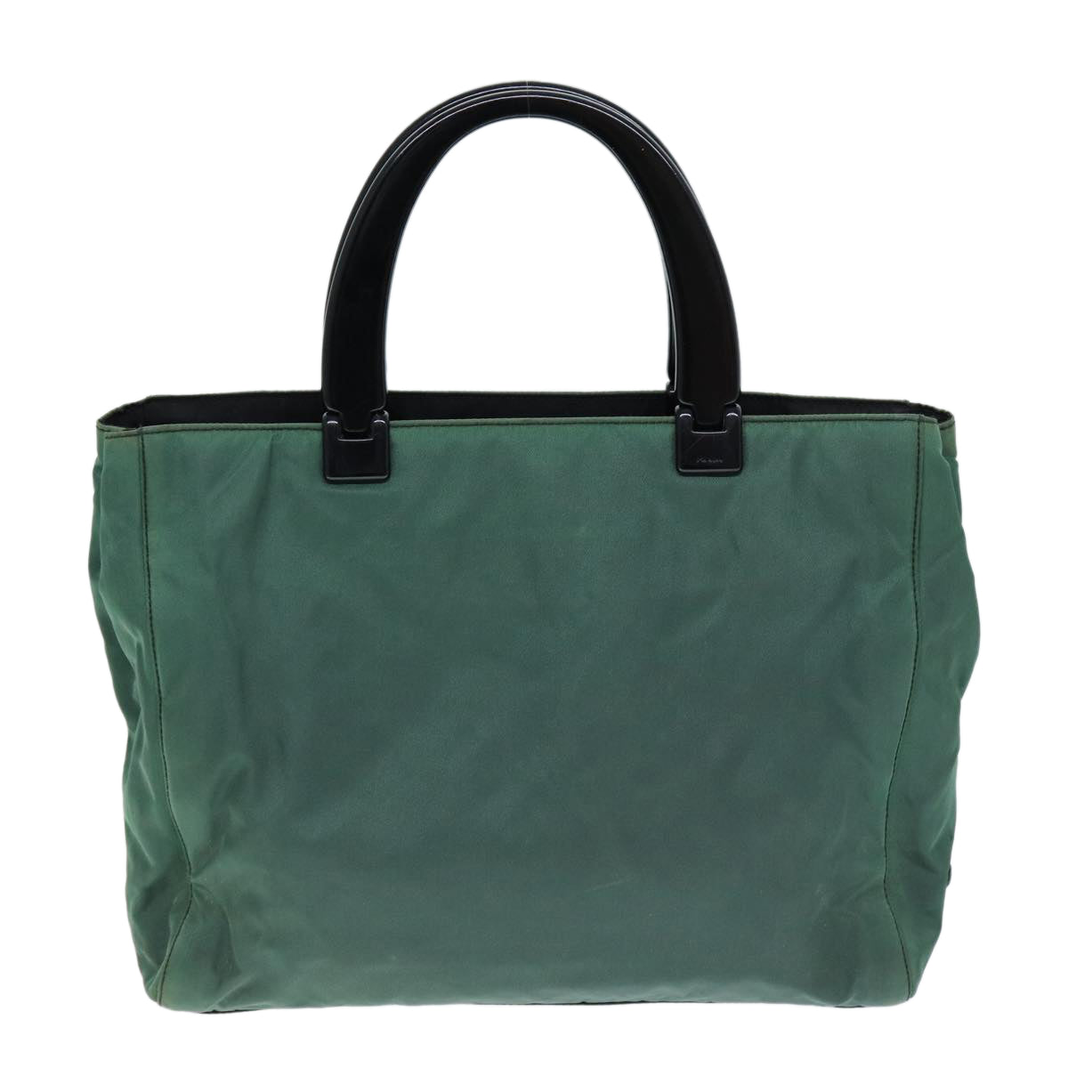 PRADA Hand Bag Nylon Khaki Auth yb567 - 0