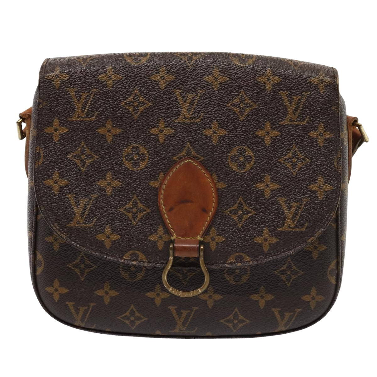 LOUIS VUITTON Monogram Saint Cloud GM Shoulder Bag M51242 LV Auth yb575