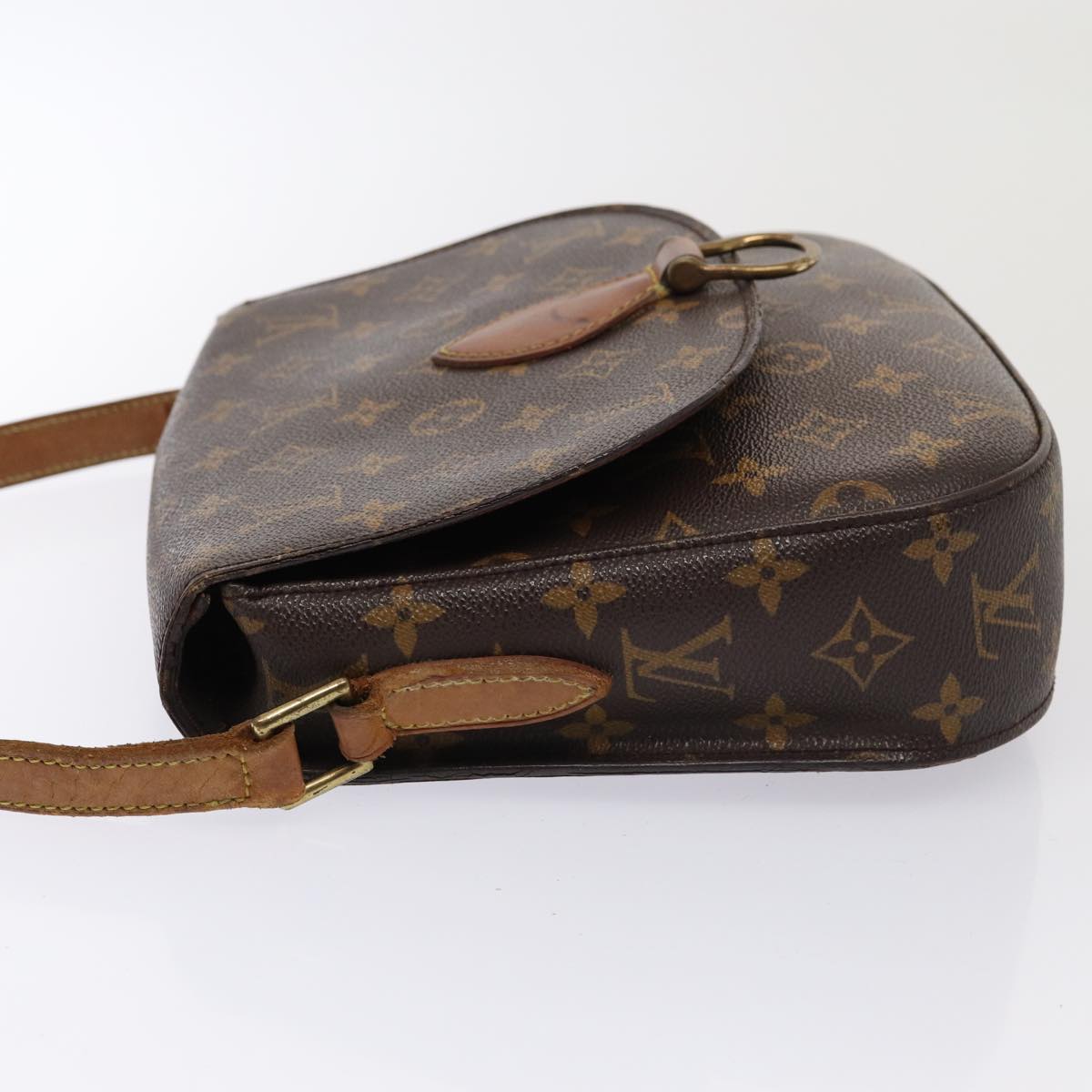 LOUIS VUITTON Monogram Saint Cloud GM Shoulder Bag M51242 LV Auth yb575