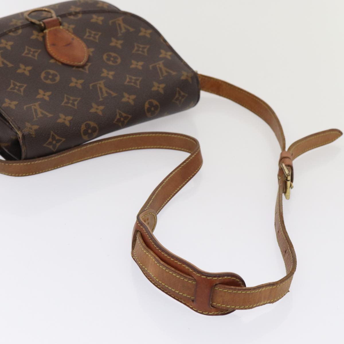 LOUIS VUITTON Monogram Saint Cloud GM Shoulder Bag M51242 LV Auth yb575