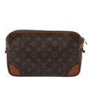 LOUIS VUITTON Monogram Compiegne 28 Clutch Bag M51845 LV Auth yb578-2