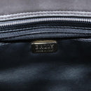 BALLY Shoulder Bag Leather Gray Auth yb580-17