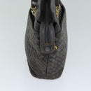 BALLY Shoulder Bag Leather Gray Auth yb580-3