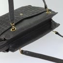 BALLY Shoulder Bag Leather Gray Auth yb580-6