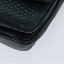 BALLY Shoulder Bag Leather Navy Auth yb581-9