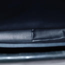 BALLY Shoulder Bag Leather Navy Auth yb581-11