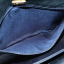 BALLY Shoulder Bag Leather Navy Auth yb581-12