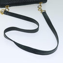 BALLY Shoulder Bag Leather Navy Auth yb581-7