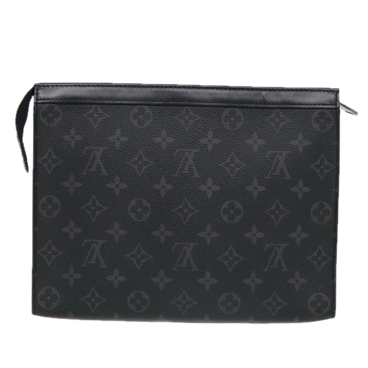 LOUIS VUITTON Monogram Eclipse Pochette Voyage MM Clutch Bag M61692 Auth yb607 - 0