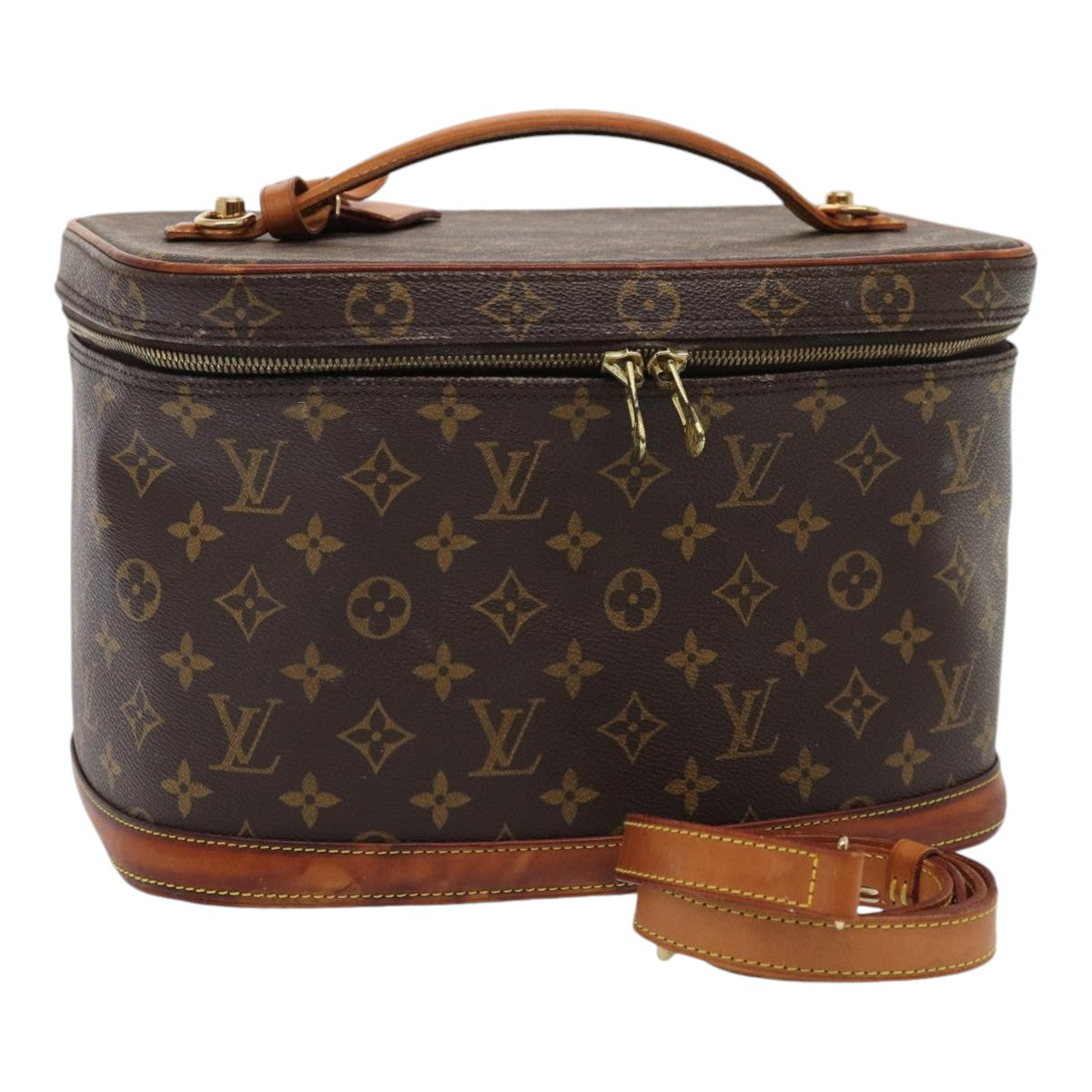 LOUIS VUITTON Monogram Nice Hand Bag M47280 LV Auth yb611