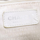 CHANEL Hand Bag Canvas Leather Beige CC Auth yb619-19