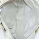 CHANEL Hand Bag Canvas Leather Beige CC Auth yb619-11