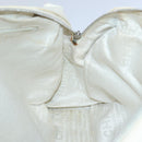 CHANEL Hand Bag Canvas Leather Beige CC Auth yb619-20