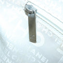 CHANEL Hand Bag Canvas Leather Beige CC Auth yb619-22