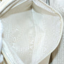 CHANEL Hand Bag Canvas Leather Beige CC Auth yb619-23