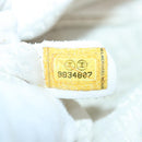 CHANEL Hand Bag Canvas Leather Beige CC Auth yb619-12