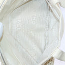 CHANEL Hand Bag Canvas Leather Beige CC Auth yb619-24