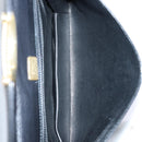 BALLY Shoulder Bag Leather Black Auth yb627-11