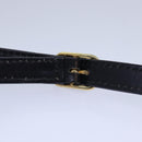 BALLY Shoulder Bag Leather Black Auth yb627-8