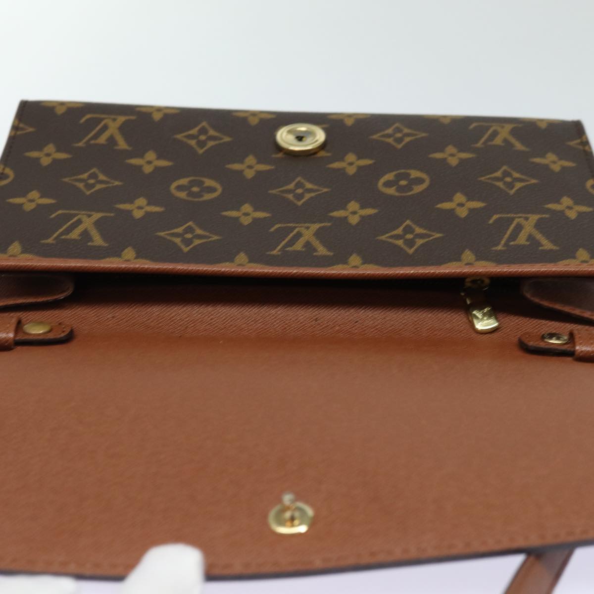 LOUIS VUITTON Monogram Bordeaux 24 Shoulder Bag M51798 LV Auth yb633