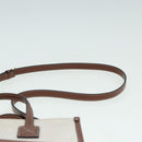 BURBERRY Hand Bag Canvas Leather Beige Auth yb635-15