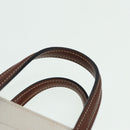 BURBERRY Hand Bag Canvas Leather Beige Auth yb635-14