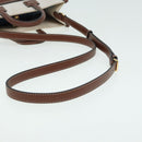 BURBERRY Hand Bag Canvas Leather Beige Auth yb635-8