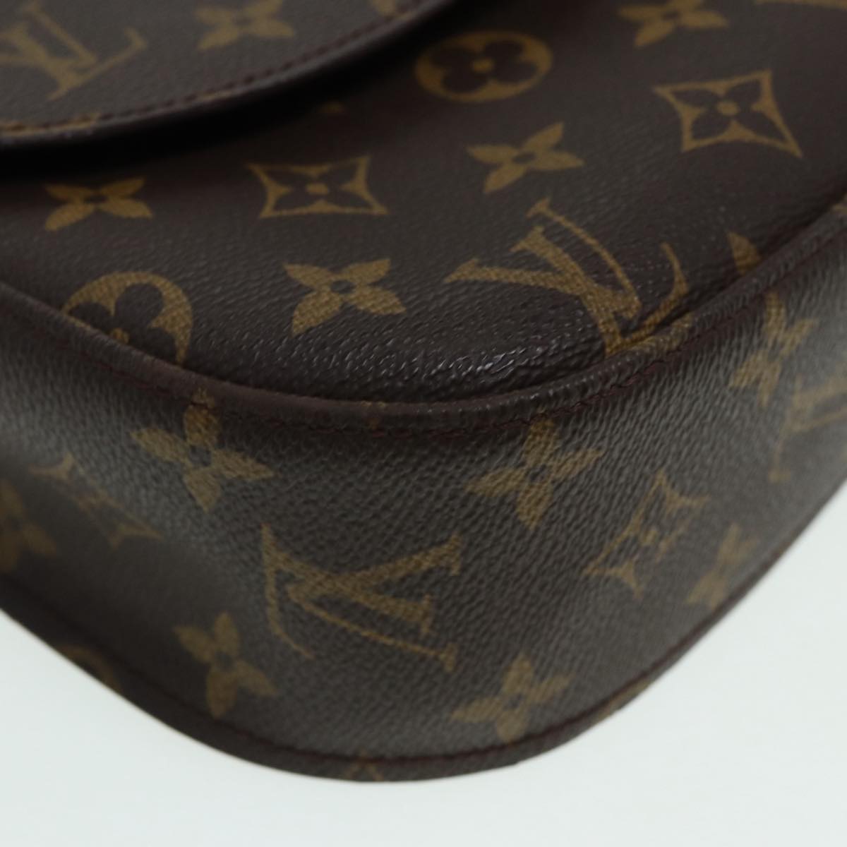 LOUIS VUITTON Monogram Saint Cloud GM Shoulder Bag M51242 LV Auth yb641