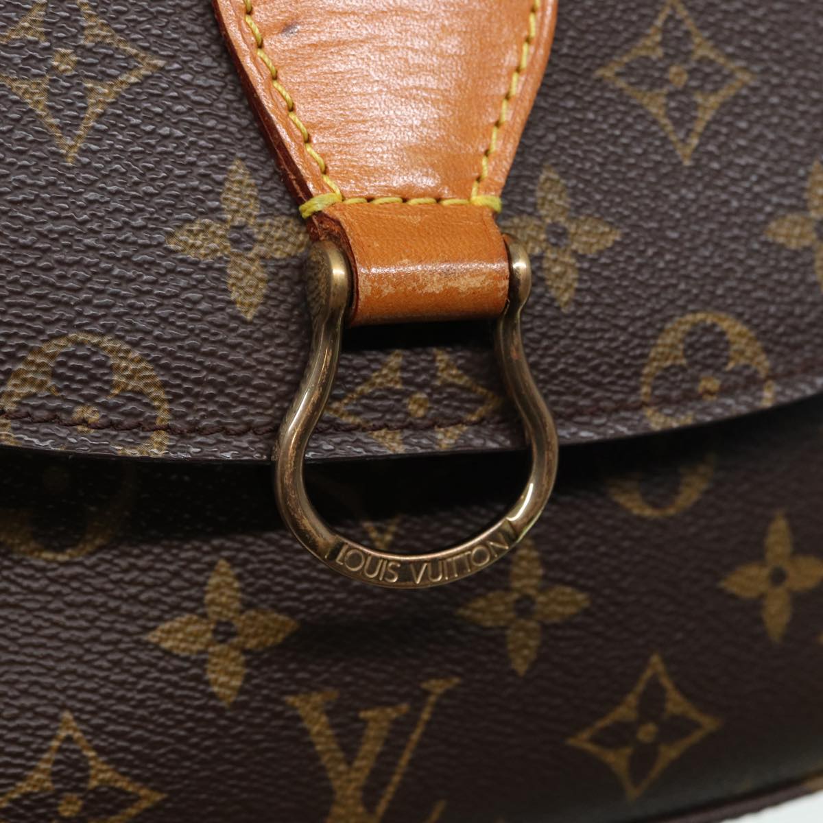 LOUIS VUITTON Monogram Saint Cloud GM Shoulder Bag M51242 LV Auth yb641