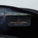 GUCCI GG Supreme Sherry Line Clutch Bag PVC Red Navy Auth yb662-9