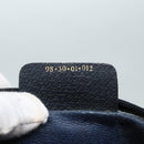 GUCCI GG Supreme Sherry Line Clutch Bag PVC Red Navy Auth yb662-12