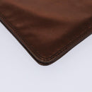 CHANEL Shoulder Bag Leather Bronze Gold CC Auth yb676-17