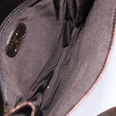 CHANEL Shoulder Bag Leather Bronze Gold CC Auth yb676-10