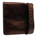 CHANEL Shoulder Bag Leather Bronze Gold CC Auth yb676-1