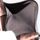 CHANEL Shoulder Bag Leather Bronze Gold CC Auth yb676-23